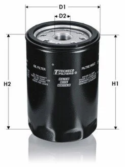 Фільтр масляний VAG (бенз.) TECNECO OL97V