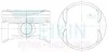 Поршни ремонт +0.50mm (к-кт на мотор) Chevrolet Spark M300 Aveo 1.2L B12D1 30109050