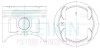 Поршни ремонт (+0.25мм) (к-кт на мотор) HONDA D16A6-II 38173025