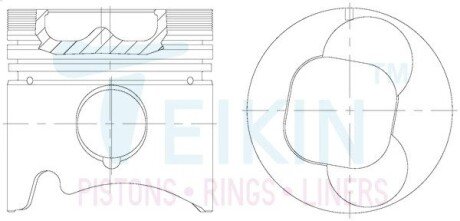 Поршень TEIKIN 39163STD
