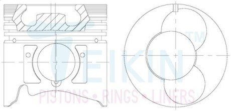 Поршень TEIKIN 39190ASTD