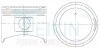 Поршни ремонт (+0.50мм) (к-кт на мотор) MAZDA E5 42132050