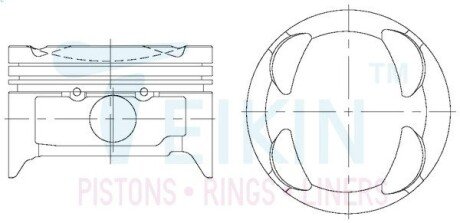 Поршень TEIKIN 42202STD