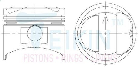 Поршень TEIKIN 43207100