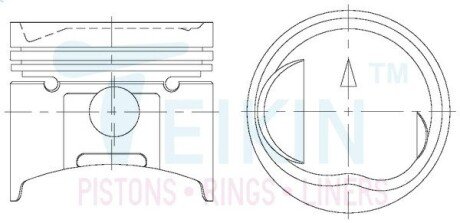 Поршень TEIKIN 43221050