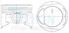 Поршни ремонт +1.00mm(к-кт на мотор) Mitsubishi 4G64 43228100