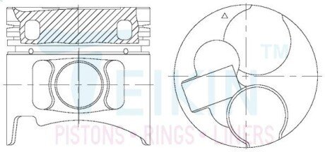 Поршень TEIKIN 43232ASTD (фото 1)