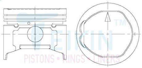 Поршень TEIKIN 43257100