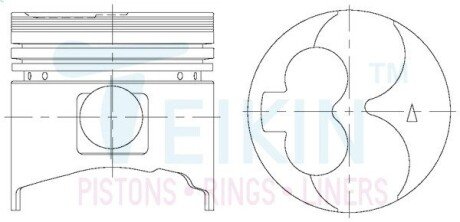 Поршень TEIKIN 43264STD