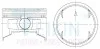 Поршни +0.25mm (к-кт на мотор) Mitsubishi 6G72 24v D53A/EA8A/K96W/K86W 43278025