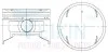 Поршни +0.50mm (к-кт на мотор) Mitsubishi 6G72 24v Pajero sport K96W 43294050