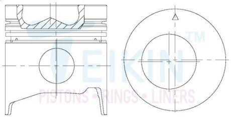 Поршень TEIKIN 43605STD
