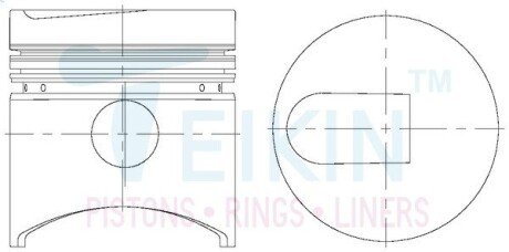 Поршень TEIKIN 43655STD