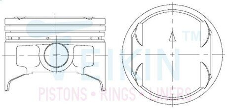 Поршень TEIKIN 43658050