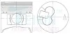 Поршни ремонт (+1.00мм) (к-кт на мотор) Mitsubishi 4D56-T LATE-II 43661100