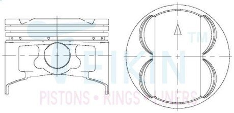 Поршень TEIKIN 43669075