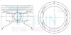 Поршни ремонт (+0.50мм) (к-кт на мотор) Nissan CA20 44193050