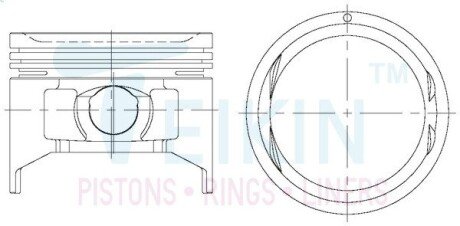 Поршень TEIKIN 44232100