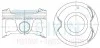 Поршні STD (к-кт на двигун) Nissan QR25DE X-Trail, Rogue, Teana TEIKIN 44349STD (фото 1)