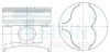 Поршні +0.50mm (к-кт на двигун) RD28T Nissan Patrol 44623AG050