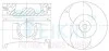 Поршни стандарт (STD) (к-кт на мотор) Nissan BD30T Alfin Gallery TEIKIN 44654AGSTD (фото 1)