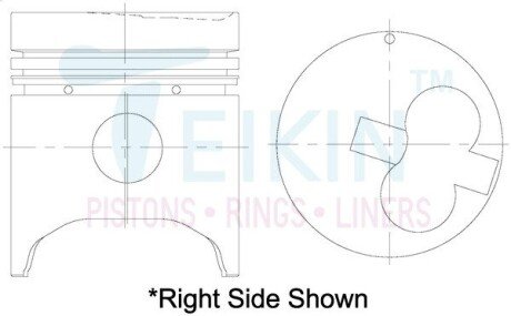 Поршень TEIKIN 46226STD