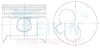 Поршни Alfin ремонт (+1.00мм) (к-кт на мотор) Toyota 1HZ 46257A100