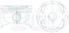 Поршни ремонт +1.00mm (к-кт на мотор) Toyota 4A-FE-II 46262100