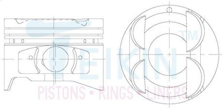 Поршень TEIKIN 46263STD