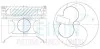 Поршни стандартные (к-кт на мотор) Toyota 5L  3.0 diesel 46273AGSTD