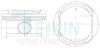 Поршни + 0.25mm(к-кт на мотор) Toyota Camry, RAV-4, Solara 2AZ-FE 46343025