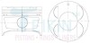 Поршни ремонт (+0.50мм) (к-кт на мотор) Toyota 5A-FE NEW 46347050