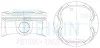 Поршень STD (к-кт на двигун) 2GR-FE 3,5L Toyota Camry, RAV-4, Venza, Lexus ES350 46363STD