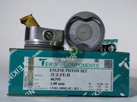 Поршни ремонт (+1.00мм) (к-кт на мотор) 2UZ-FE с 2005-- TEIKIN 46395100 (фото 1)
