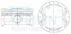Поршни стандарт (STD) (к-кт на мотор) Toyota 1UR-FE  4.6L  Lexus GX460, TLC200, Tundra 46399STD