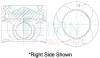 Поршни STD (к-кт на мотор) группа A 1VD-FTV 4,5 diesel Land Cruiser 200, Lexus LX450D 46691AGSTD