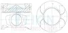 Поршні +0.50mm (к-кт на двигун) 1KD-FTV Fortuner, Hilux, Land Cruiser 46698AG050