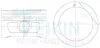 Поршни ремонт (+0.50мм) (к-кт на мотор) Daewoo Nexia 1.5 49101050