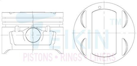 Поршень TEIKIN 49103050