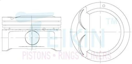 Фото 1 - поршни ремонт (+0.25мм) (к-кт на мотор) Hyundai G4FA TEIKIN 51149025 Поршни ремонт (+0.25мм) (к-кт на мотор) Hyundai G4FA TEIKIN 51149025 (фото 1)