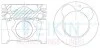 Поршни ремонт +0.50mm(к-кт на мотор) 1,5TCI  D4FA Accent, Matrix, Rio, Cerato 51150AG050