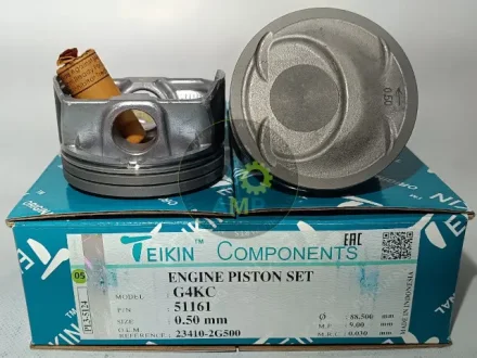 Поршні ремонт (+0.50мм) к-кт на двигун Hyundai G4KC 2,4L GDI TEIKIN 51161050