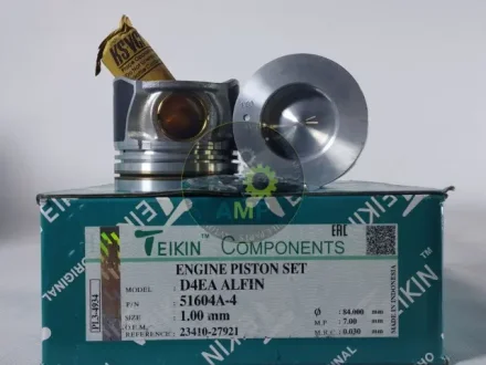 Поршни ремонт (+1.00мм) (к-кт на мотор) Hyundai D4EA Alfin TEIKIN 51604A4100