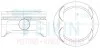 Поршні +0.50mm (к-кт на двигун) G4KE/G4KG 2,4L Hyundai Santa Fe, IX35, Tucson/Kia Sorento, Optima 51613050