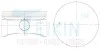 Поршни ремонт +0.50mm (комплект на мотор) Opel X18XE/Z18XE 56113050