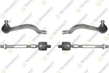RENAULT К-кт передн.подвески (2 тяги+2 наконечн.) Logan,Sandero 04- TEKNOROT DC-300