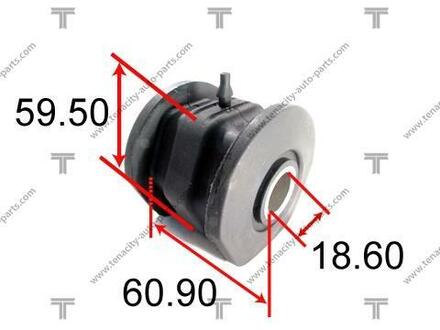 Сайлентблок рычага переднего задний L=R HONDA CIVIC 1.6 95-00 TENACITY AAMHO1002