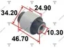 Сайлентблок рычага honda k8 civic 95-00 AAMHO1009