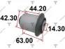 Сайлентблок переднього важеля передній L=R HONDA CIVIC 00-05 AAMHO1012