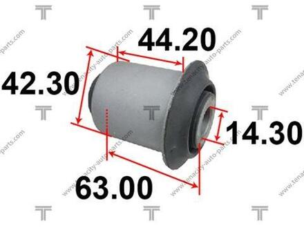 Сайлентблок переднього важеля передній L=R HONDA CIVIC 00-05 TENACITY AAMHO1012